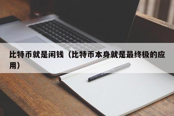 比特币就是闲钱(比特币本身就是最终极的应用)